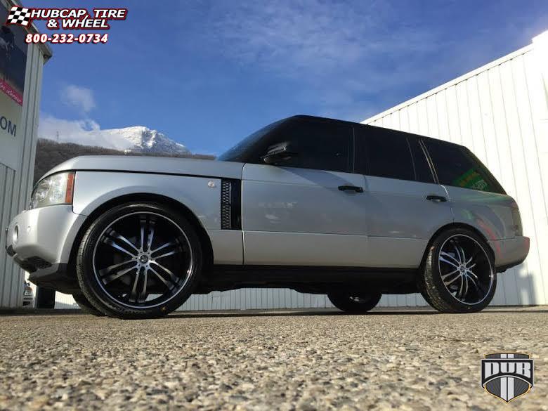 vehicle gallery/land rover range rover dub phase 6 s108  Black & Machined Face wheels and rims